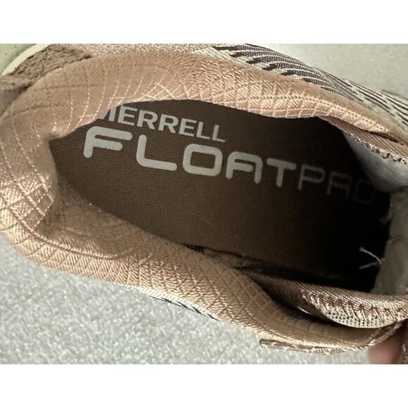 Merrell Agility Peak 4 Trail Beige Running Shoes Women's Size 6.5 Moonbeam EUC - Picture 9 of 10